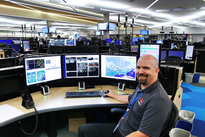 A dispatcher is primarily responsible for creating flight plans and choosing the route (Credit: News.aa.com)