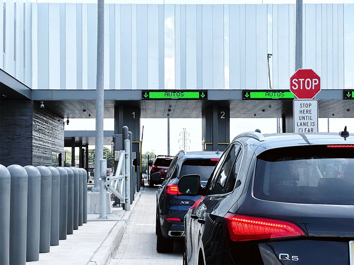 Canada/U.S. border.