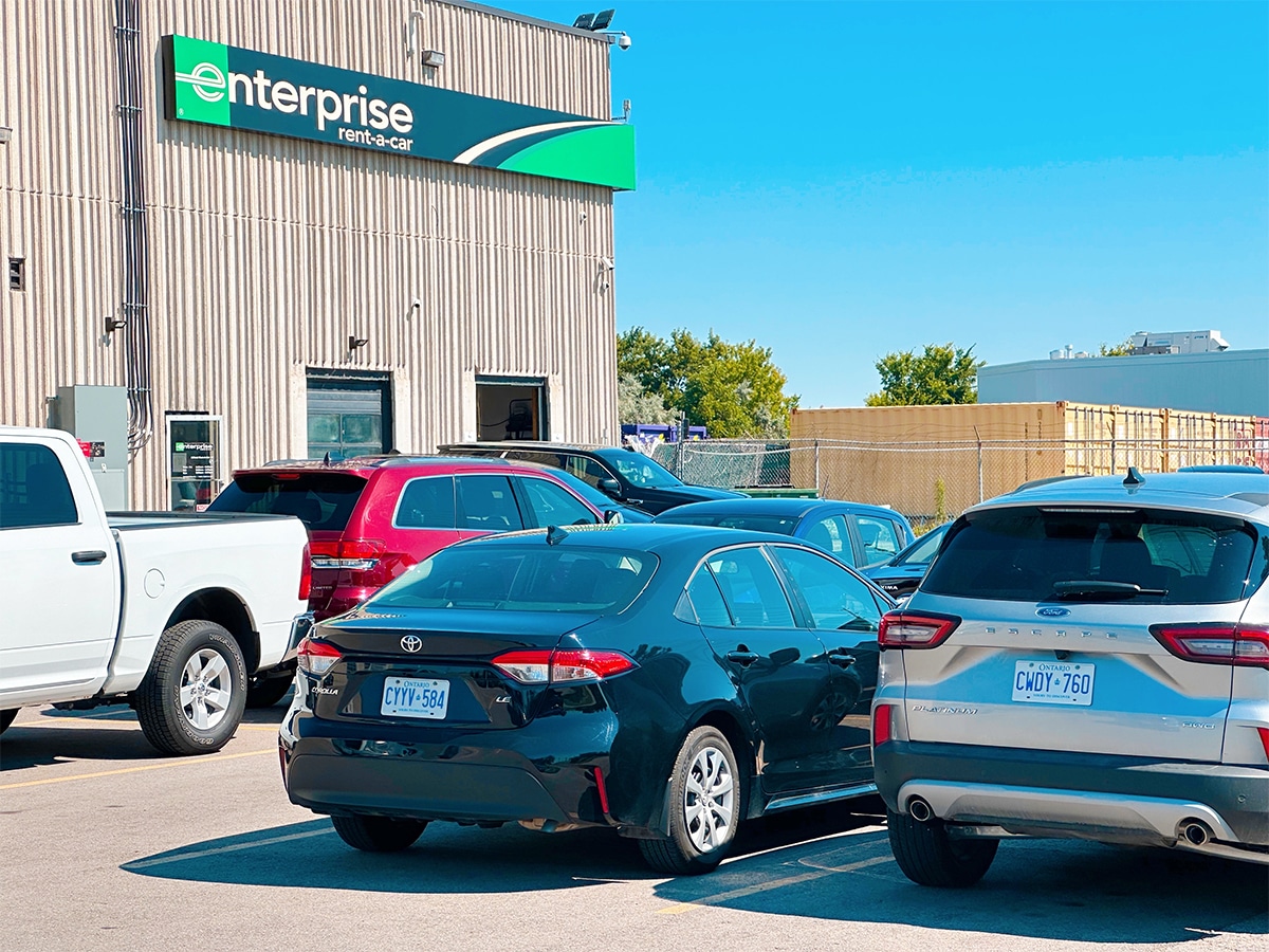 Enterprise car rental.