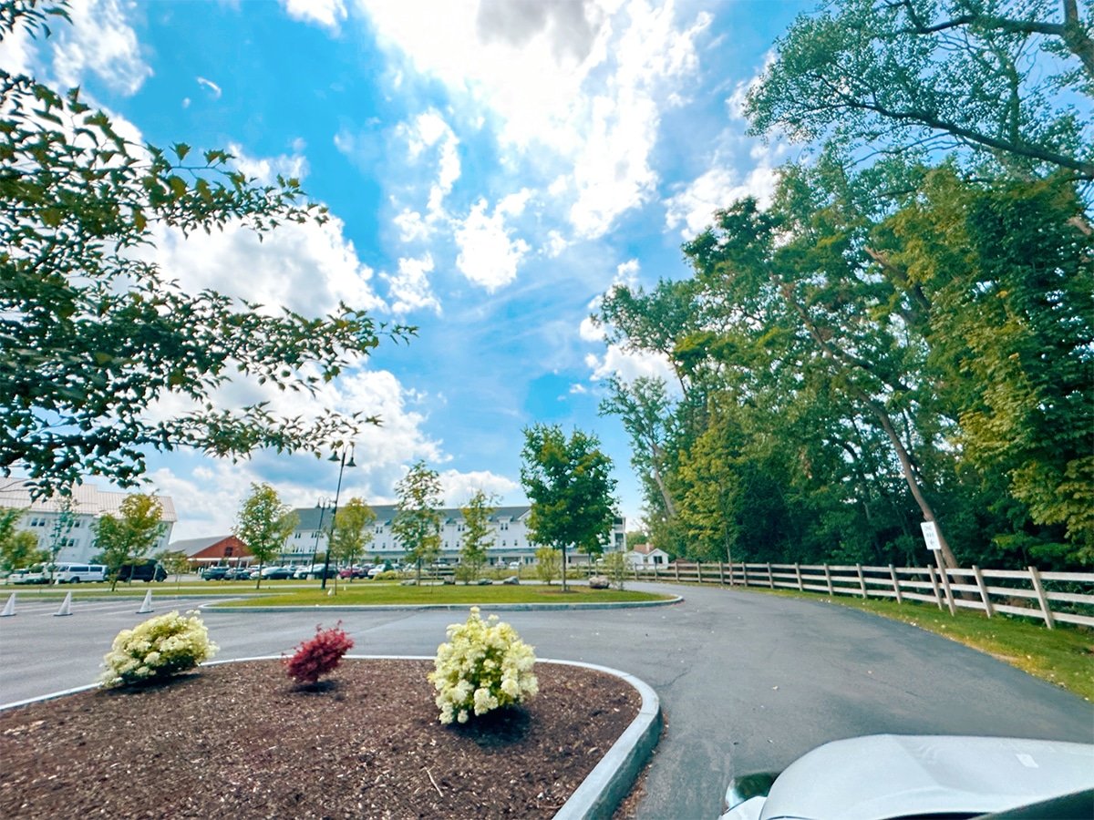 Pulling up to the Lake House in Canandaigua.