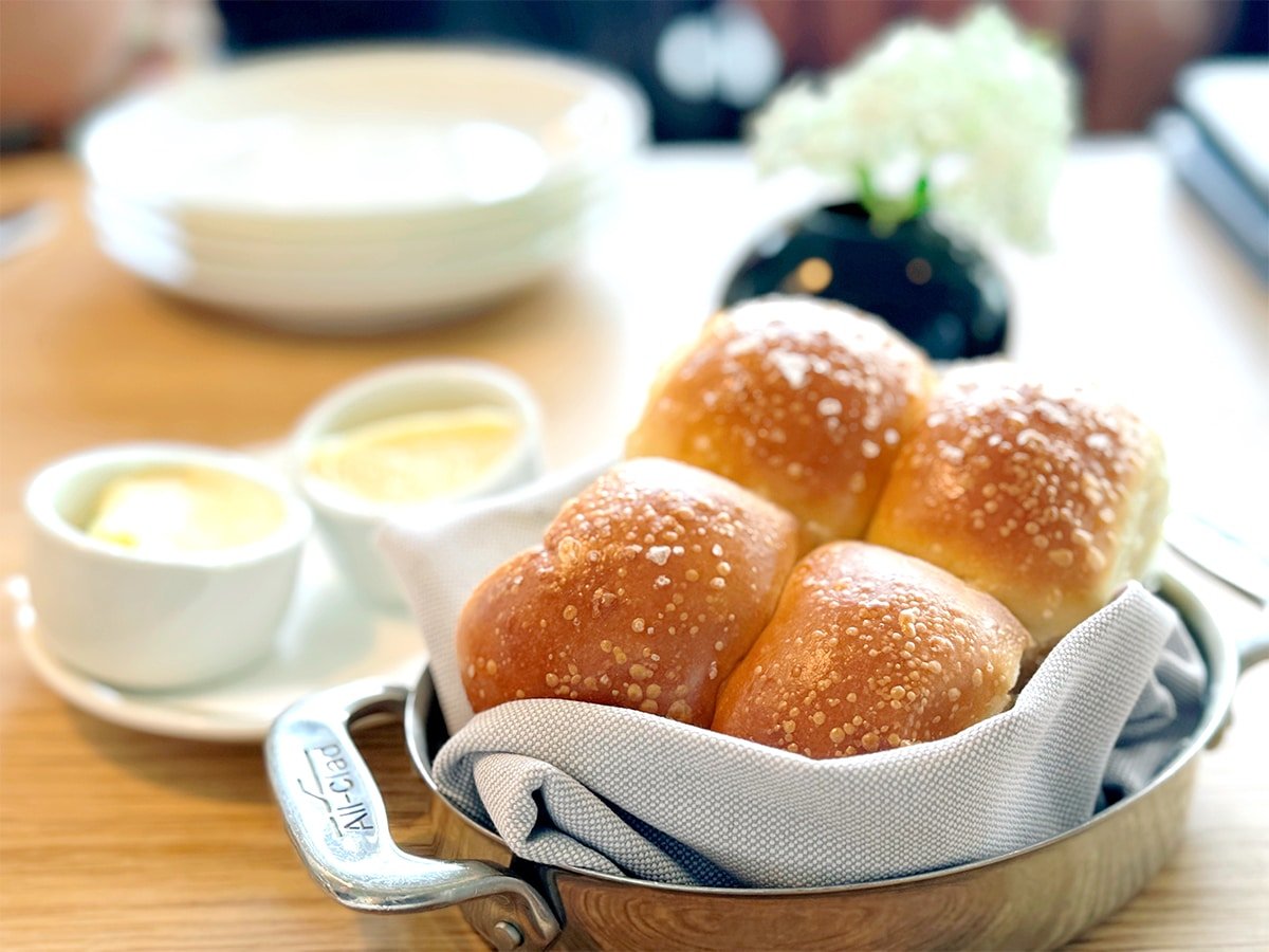 Parker rolls at the Lake House on Canandaigua.