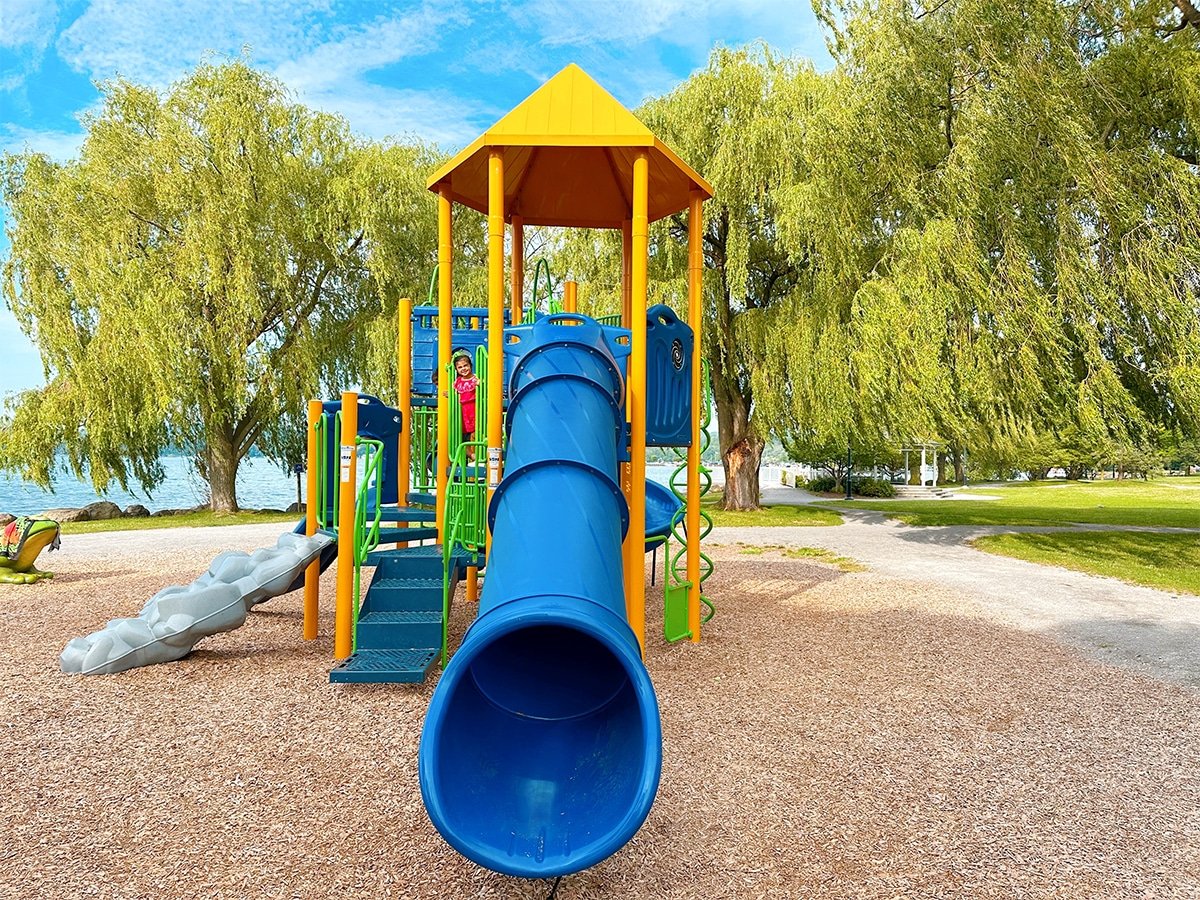 Children's playground in Canandaigua.