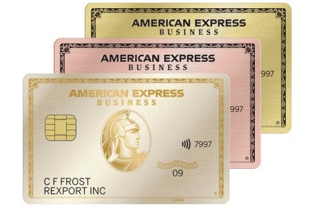 American Express® Business Gold Card three card design options including the limited-edition White Gold card design