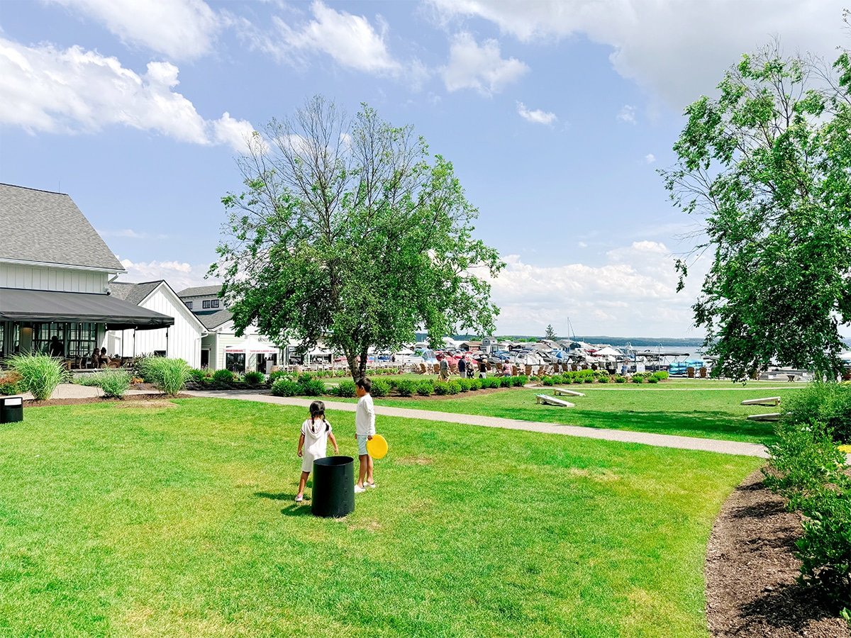 Yard Games at the Lake House.